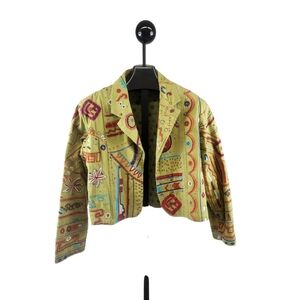 Chico's Multicolor Patterned Women's Blazer